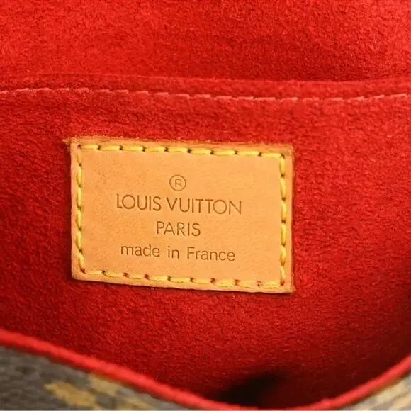 AUTHENTIC LOUIS VUITTON MONOGRAM TAMBOURINE SHOULDER CROSSBODY BAG FL0014 - Picture 8 of 10